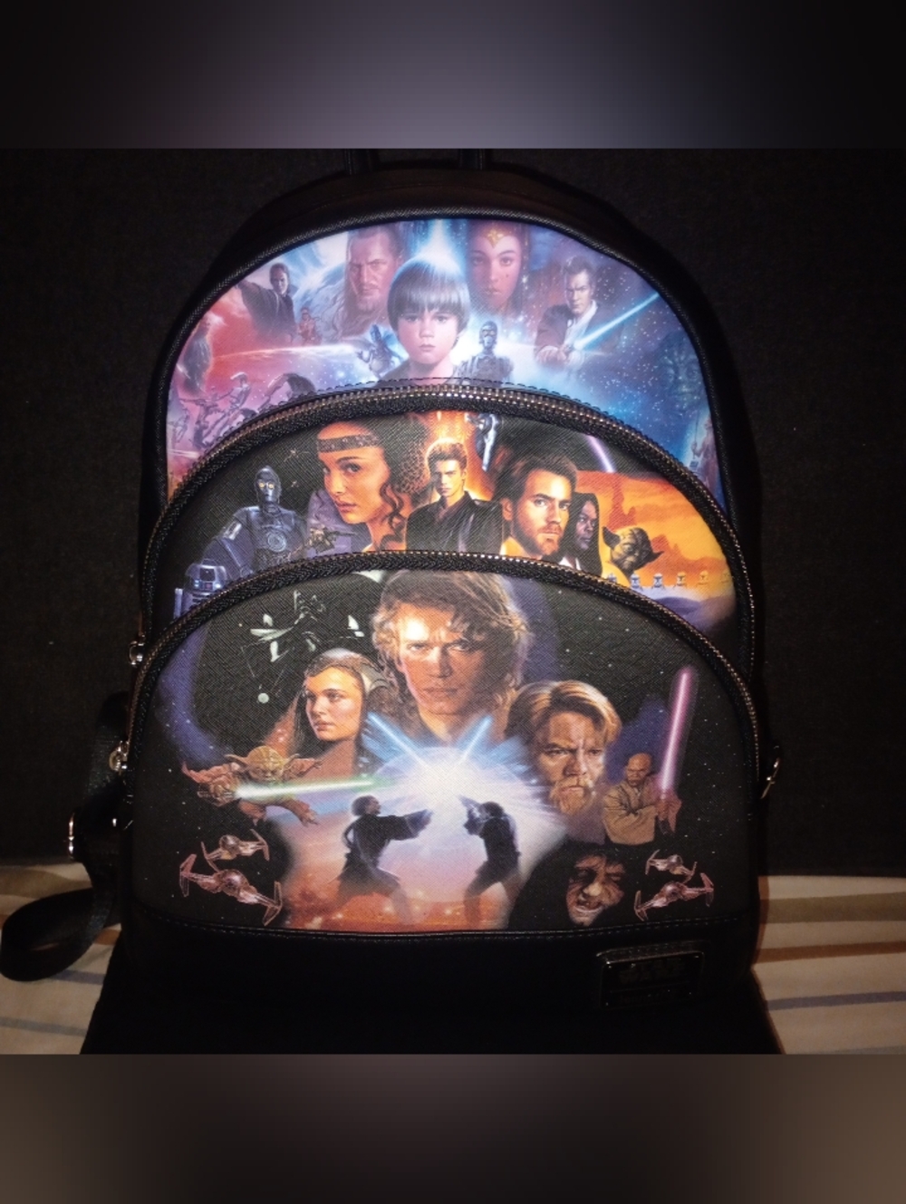Loungefly Star Wars Prequel Trilogy Backpack